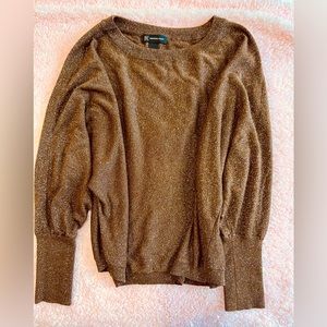 INC Women’s metallic cropped sweater
